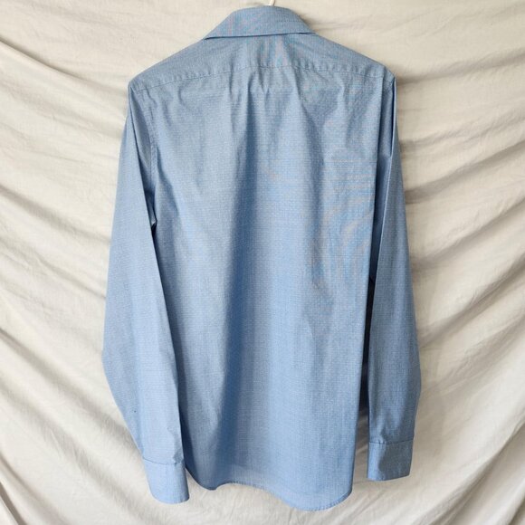 Calvin Klein Slim Fit Dress Shirt Men’s Medium Light Blue Button Up - Picture 7 of 9